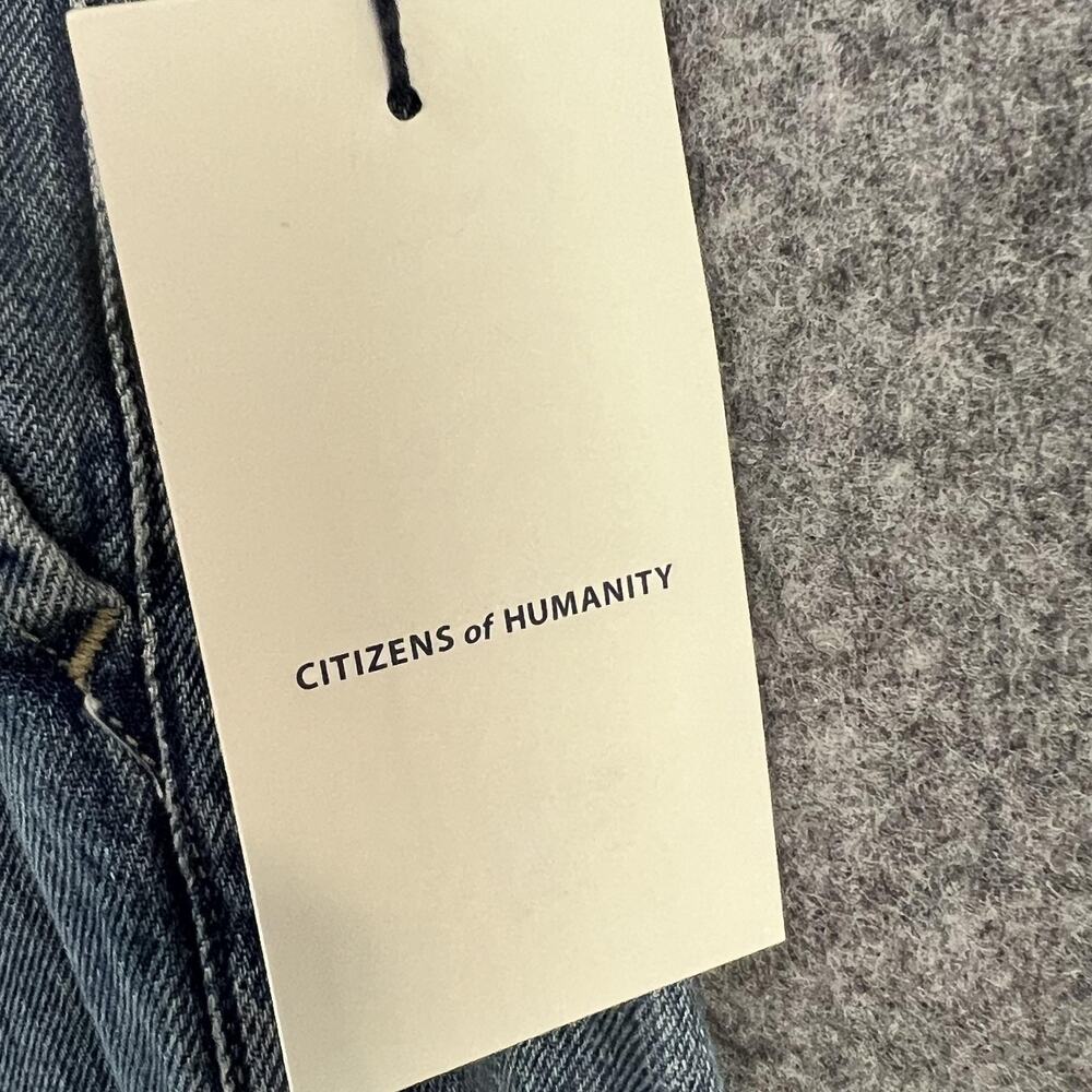 Citizens of Humanity Maritzy Trouser Jeans Womens 31 Blue Mojo Pleated Wide Leg - Picture 12 of 16